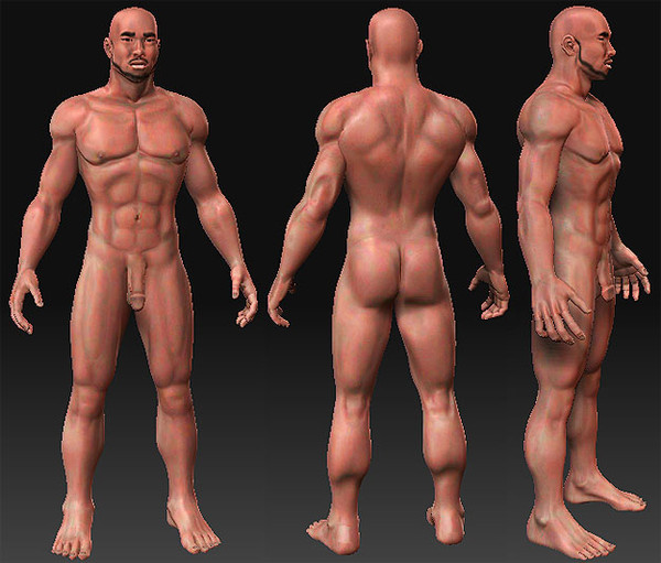 3d lightwave poser truespace model - Female and Male characters... by newartist